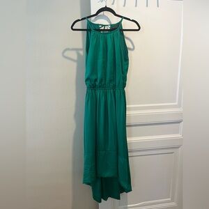 Banana Republic Emerald Green Halter Dress